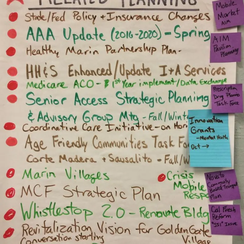 Aging Action Initiative Related Planning Processes  