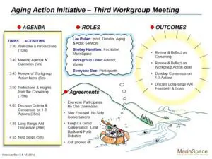 Aging Action Initiative Third Workgroup Agenda  