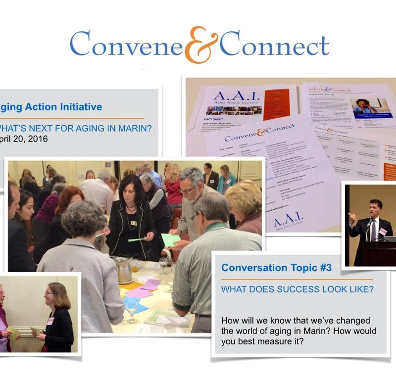Aging Action Initiative What's Next for Aging in Marin?  
